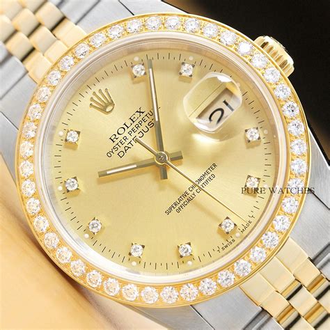 how much is a factory rolex diamond bezel|rolex full diamond price.